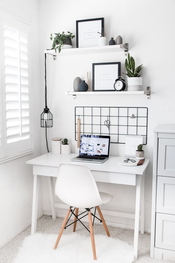 minimalist home office