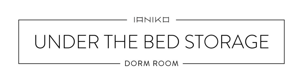 Minimalist Dorm Room - Under the bed storage