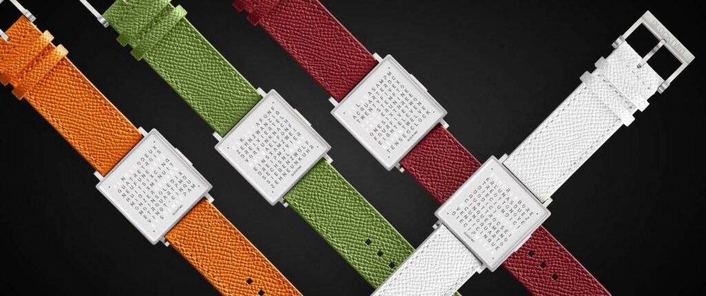 The Best Minimalist Digital Watches - QLOCKTWO W