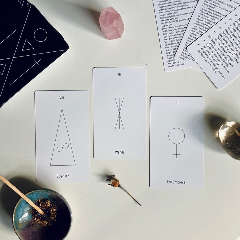 Minimalist Tarot Cards - Minimalist Tarot Deck – 2021 Edition
