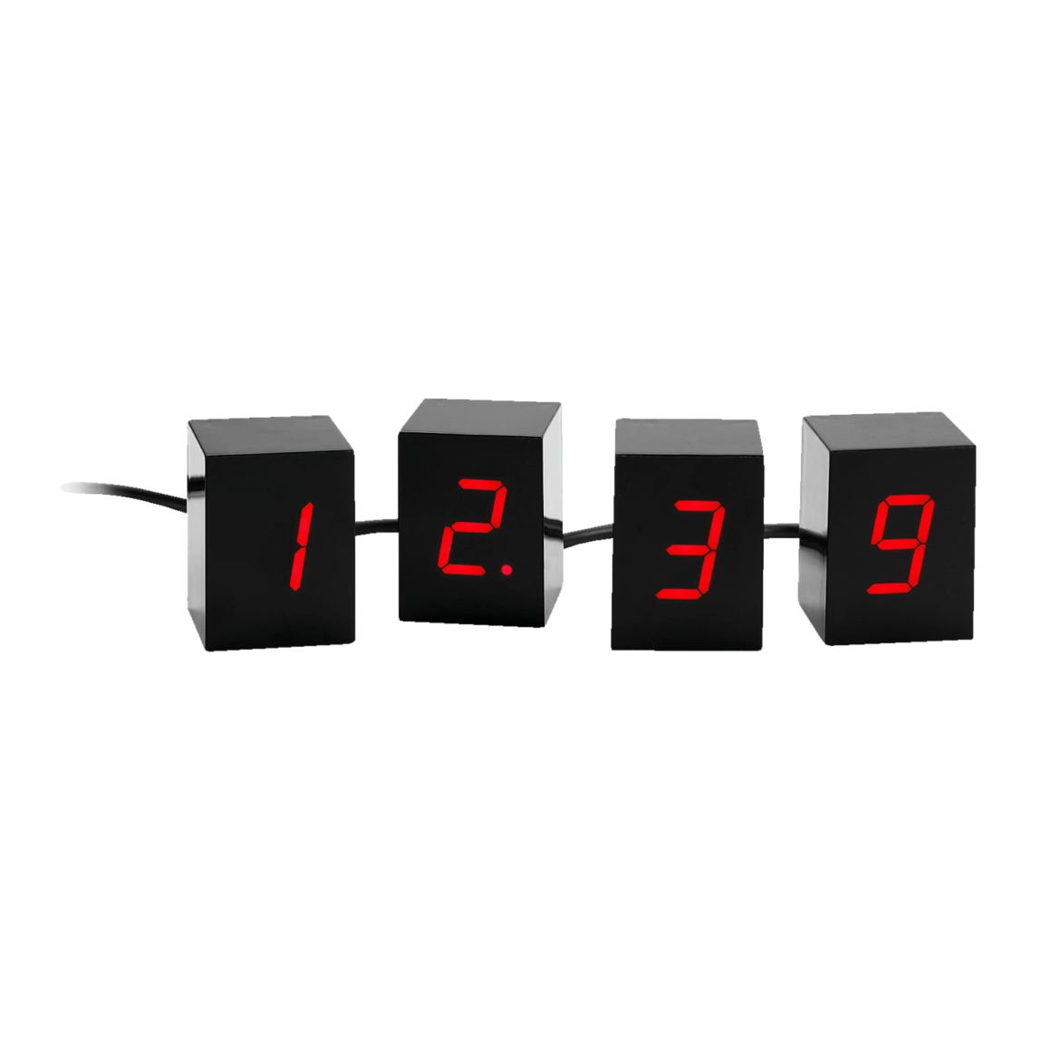 9 Of The Best Minimalist Alarm Clocks - numbers_led_clock_areaware