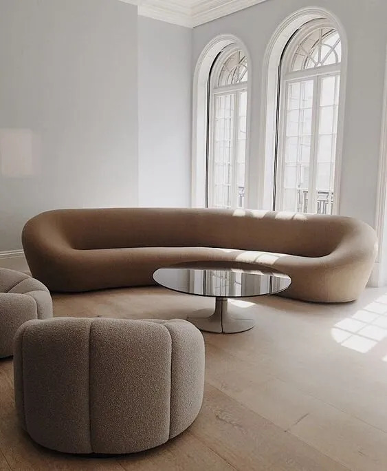 Interior Design Trends For 2022 - Curved Furniture 