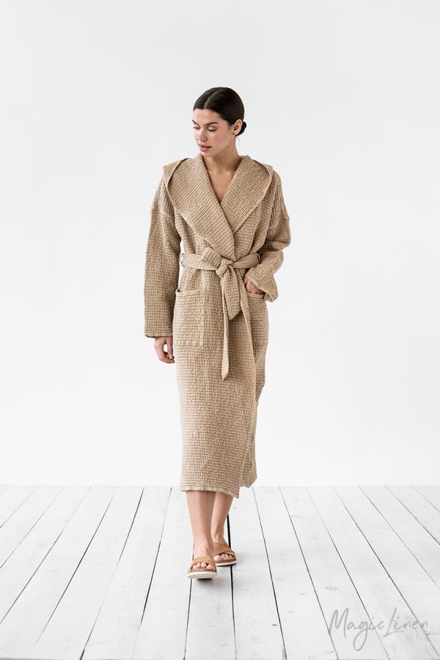 WOMEN'S WAFFLE BATH ROBE