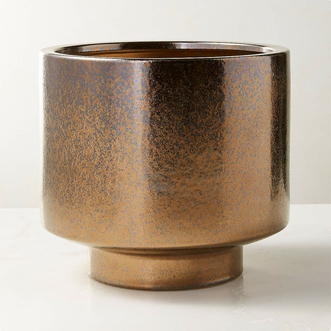 Dia Bronze Metallic Planter